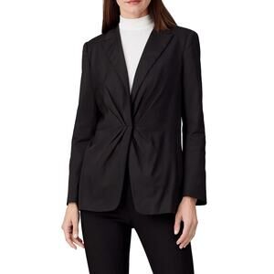 Rebecca Taylor Ottoman Blazer Jacket Black Size 4 NEW Classic Prep Work
